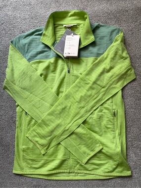 NET Mens Icebreaker Descender Long Sleeve ZipUp Jacket Real Fleece 300 Brand New